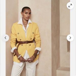 Banana Republic Yellow Blazer